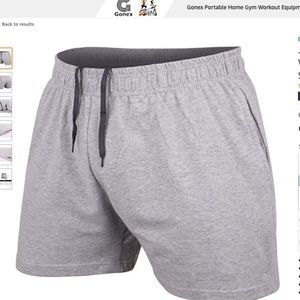 Short shorts men gray XL